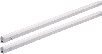 Oktaplex Oktaplex LED Unterbauleuchte Riga 2er Set Küche 114cm Warmweiß 3000K 230V mit Schalter (17015.3K)