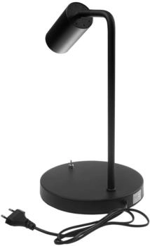 Maclean GU10 Schreibtischlampe mit Ein/Aus Schalter schwarz 55x90mm (MCE370 B)