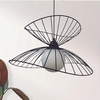 Bamyum Pendelleuchte Pendelleuchte Vertigo, Metall Schwarz 50 cm Modern Lampe, ohne Leuchtmittel, Schwarz Glas