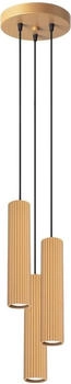 Sollux Sollux SL.1557 Pendelleuchte KARBON 3P golden (SLX1228)