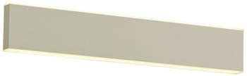 B-Leuchten HELL Akku LED-Wandleuchte DELTA-B, B 30 cm - Sandfarben - Metall - dimmbar (40290/1-13)