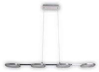n&auml;ve LED Pendelleuchte "Beam" LED-Modul 1 Stk. Warmwei&szlig; 4 Brennstellen, H&ouml;he