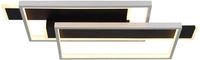 GLOBO LIGHTING LED Deckenleuchte "FINNLEY" LED-Modul 1 Stk. Warmwei&szlig; Deckenlampe,