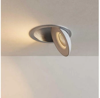 s'luce s.luce LED Deckenstrahler Santa Neo schwenkbar & dimmbar Aluminium, Weiß, Warmweiß, Aluminium/Weiß