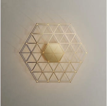 s'luce s.luce Led-Wandlampe, Gold, Metall, Rechteckig, LED integriert, G, 60x3.5x60 cm, , Innenbeleuchtung, Deckenleuchten (800000918218)