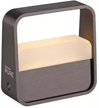 Paul Neuhaus PURE LED-Akku-Tischleuchte Pure Go, braun, Aluminium (4055-34)