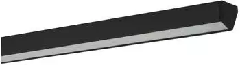 L&S Leuchte Lugano Touch neutralweiß, 1200mm, schwarz