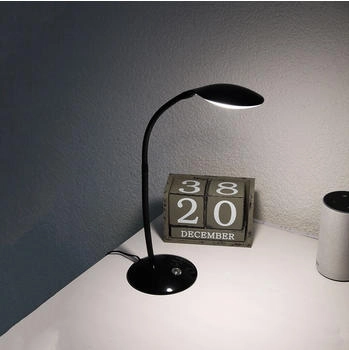 Dapo LED Tischleuchte DANKO Schreibtischleuchte mit Touch Dimmfunktion und Flexarm 24 LED 5W 3000K 500lm