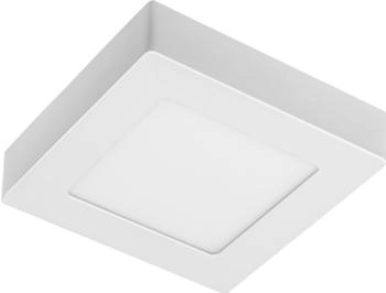 GTV 13W LED Aufputz Deckenlampe Panel Deckenleuchte Eckig | 1020 Lumen | 17x17 cm | Neutralweiß (4000 K)