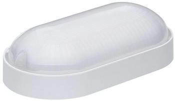 Oktaplex LED Deckenleuchte Base 800lm 9W, Durchgangsverdrahtung, LED fest verbaut, Neutralweiß 4000K, LED Deckenleuchte IP65 anthrazit Kellerlampe, Weiß