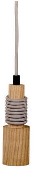 tint MLI 404100 - Pendelleuchte, E27 Fassung, rund, Holz MÜLLER LICHT
