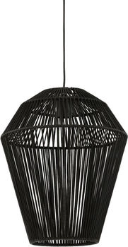 Light & Living Pendelleuchte Ø 30 cm DEYA, Schwarz - Metall - Stoff - 30 x 37 cm - 1-flammig (2970512)