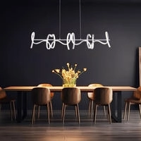 JUST LIGHT LED Pendelleuchte "CURLS" LED-Board 1 Stk. Warmwei&szlig; LED H&auml;ngelampe, LED