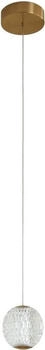 Lucande LED-Hängeleuchte Ismenia, 1-flammig, messing, Acryl (10025877)