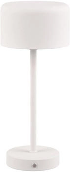 lightling LED Tischlampe Julien &Oslash; 12 cm H30 cm wei&szlig; matt