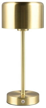 lightling LED Tischlampe Julien &Oslash; 12 cm H30 cm messing matt