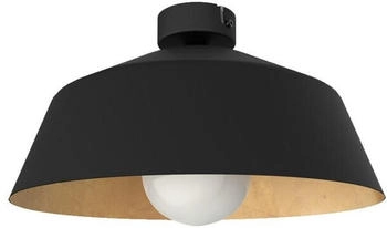 Lumicom L+ Moderne Pendelleuchte aus Metall mit Holzdetails handgefertigt Küche Wohnzimmer Schlafzimmer Ø40cm E27 (weiß/gold) (800000453074)