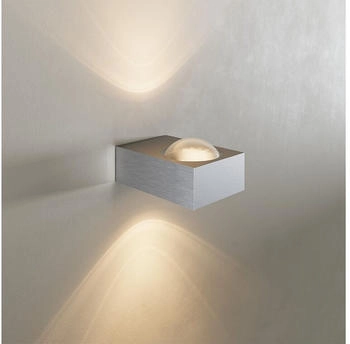 s'luce s.luce Wandleuchte Wandleuchte Beam X eckig up & down modern Aluminium, Aluminium (800000444403)