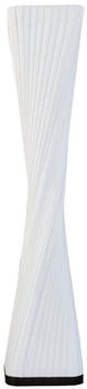 Riess-Ambiente Moderne Design Stehlampe HARMONY weiß 120cm Stehleuchte E27 Wohnzimmerlampe Lampe Leuchte Stofflampe Plissee (36871)