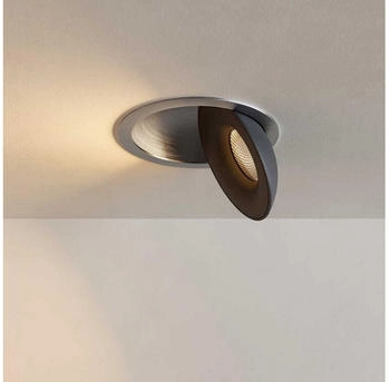 s'luce s.luce LED Deckenstrahler Santa Neo schwenkbar & dimmbar Aluminium, Schwarz, Warmweiß, Aluminium/Schwarz