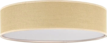 Beliani Deckenleuchte, Natur, Kunststoff, E27, 60x15x60 cm, , Innenbeleuchtung, Deckenleuchten (800000471813)