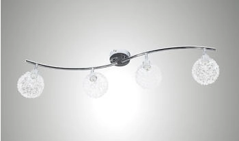 Trango 4 flg. Deckenleuchte inkl. LED Leuchtmittel (1002-48)