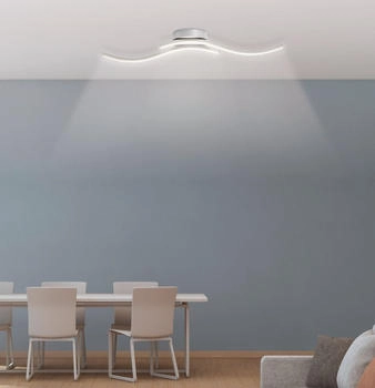 Trango LED Deckenleuchte wellig 2-flammig 10 Watt (3159)