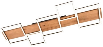 lightling Alan LED Deckenleuchte, 115 x 44 cm, Höhe: 7.5 cm, schwarz matt Metall, Switch Dimmer, max: 42W (SL622931S)