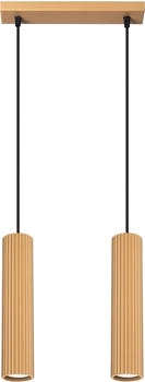 Sollux Sollux SL.1555 - Hängeleuchte KARBON 2xGU10/10W/230V golden (SLX1226)