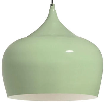Bamyum Pendelleuchte Kreis, &Oslash;30 cm, Metall H&auml;ngelampe, Minzgr&uuml;n Lampe - gr&uuml;n Metall