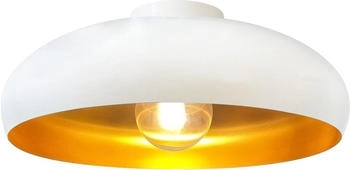 Bamyum Deckenlampe Wei&szlig; I Androa I Metall Gold Lampe