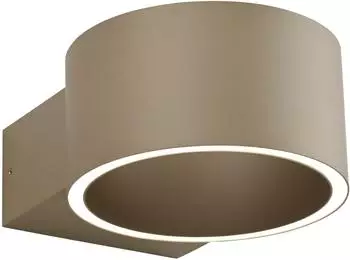 Paul Neuhaus PURE LED-Wandleuchte Clipse, bronzefarben, Aluminium Ø 15 cm (8561-97)