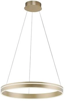 Paul Neuhaus █▬█ Ⓞ ▀█▀ LED Pendelleuchte Q-Vito in Messing-matt 44W 1575lm gold / messing (8411-60)