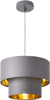 Luxpro Hängeleuchte, Grau, Metall, E27, 30x149x30 cm, , Innenbeleuchtung, Hängelampen, Pendelleuchten (800000417533)