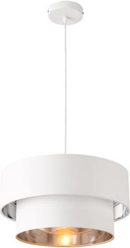 Luxpro Hängeleuchte Lopar Ø 40 cm Weiß/Silber (800000417574)
