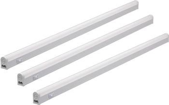 Oktaplex 3er Set Oktaplex Unterbauleuchte Küche 84 cm Küchenlicht neutralweiß 4000K 13W mit Schalter (17014.4K)