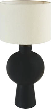 Atmosphera Tischlampe mit Keramikfuß YULIA, H. 59 cm