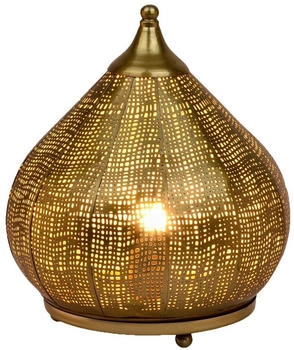 Marrakesch Orient & Mediterran Interior Tischleuchte Orientalische Tischlampe Jamiel, Leuchtmittel nicht im Lieferumfang enthalten, Gold