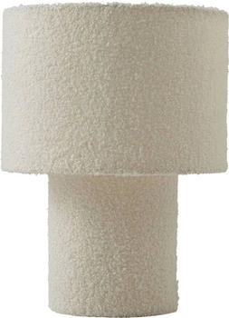 Lindby Tischleuchte Jone, weiß, Textil, 30 cm (10030911)