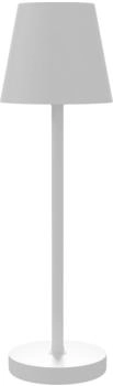 HomCom Tischlampe, Weiß, Metall, LED integriert, 11.2x36.5x11.2 cm, , Innenbeleuchtung, Tischlampen, Tischlampen (800000741077)