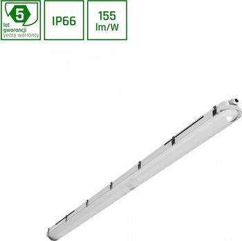 SpectrumLED LED LIMEA GIGANT PRO 40-85W 150cm Feuchtraumleuchte 13200lm Wannenleuchte IP66 grau IK10 Neutralweiß 4000K