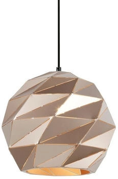 Italux PND-2424-1L-GD -Hängeleuchte an Schnur PALERMO 1xE27/40W/230V d 32 cm Roségold (IT0589)