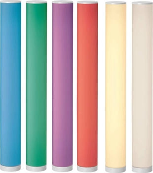 Northpoint LED DIY Lichts&auml;ule Stehlampe Standleuchte Stehleuchte zum Aufbauen Glatt ca. 103 cm hoch dimmbar Farbwechsel mit Fernbedienung (NP-LS-DIY-Parent)