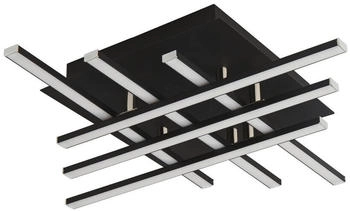 Searchlight LED-Deckenleuchte (20 W, L x B x H: 45,5 x 45,5 x 85 cm, Schwarz, Weiß, 6 Stk.) (003187045601)