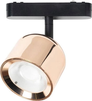 Lindby LED-Spot 48 V Lumaro, roségold, Ø 8,2cm, Alu, dimmbar (10027070)