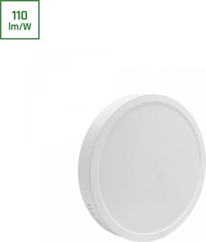SpectrumLED LED Panel Algine 24W rund weiß 2650lm Deckenleuchte IP20 Neutralweiß 4000K (SLI037030NW_PW)