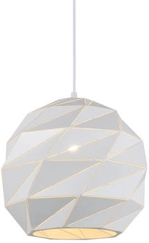 Italux PND-2424-1L-WH - Hängeleuchte an Schnur PALERMO 1xE27/40W/230V d 32 cm weiß (IT0592)