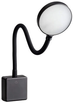sebson LED Steckdosenleuchte LED Steckdosenlampe dimmbar und flexibel - 4W 290lm neutralweiß, LED fest integriert, neutralweiß, Schwarz