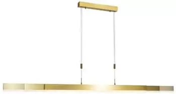 QAZQA Verstellbare Hängelampe Gold inkl. LED - Lamba F (108080)