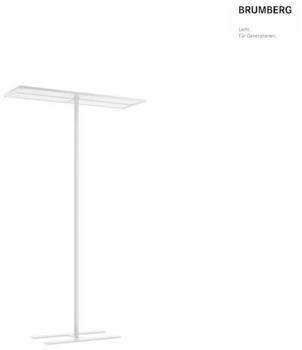 Brumberg LED Stehleuchte MELODY, IP20, 240W, 4000K, 30400lm, mit Bewegungsmelder, mit Schalter, App, weiß (77414174AI)